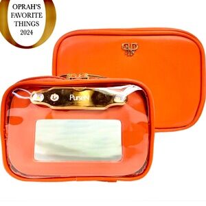 LITTMINI Lighted Mirror Case. Color: Sunset Orange.